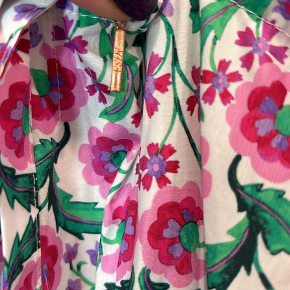 REVOLVE x MISA Los Angeles Morrison Dress in Spring Fuchsia Mix large new w tags - Picture 7 of 13